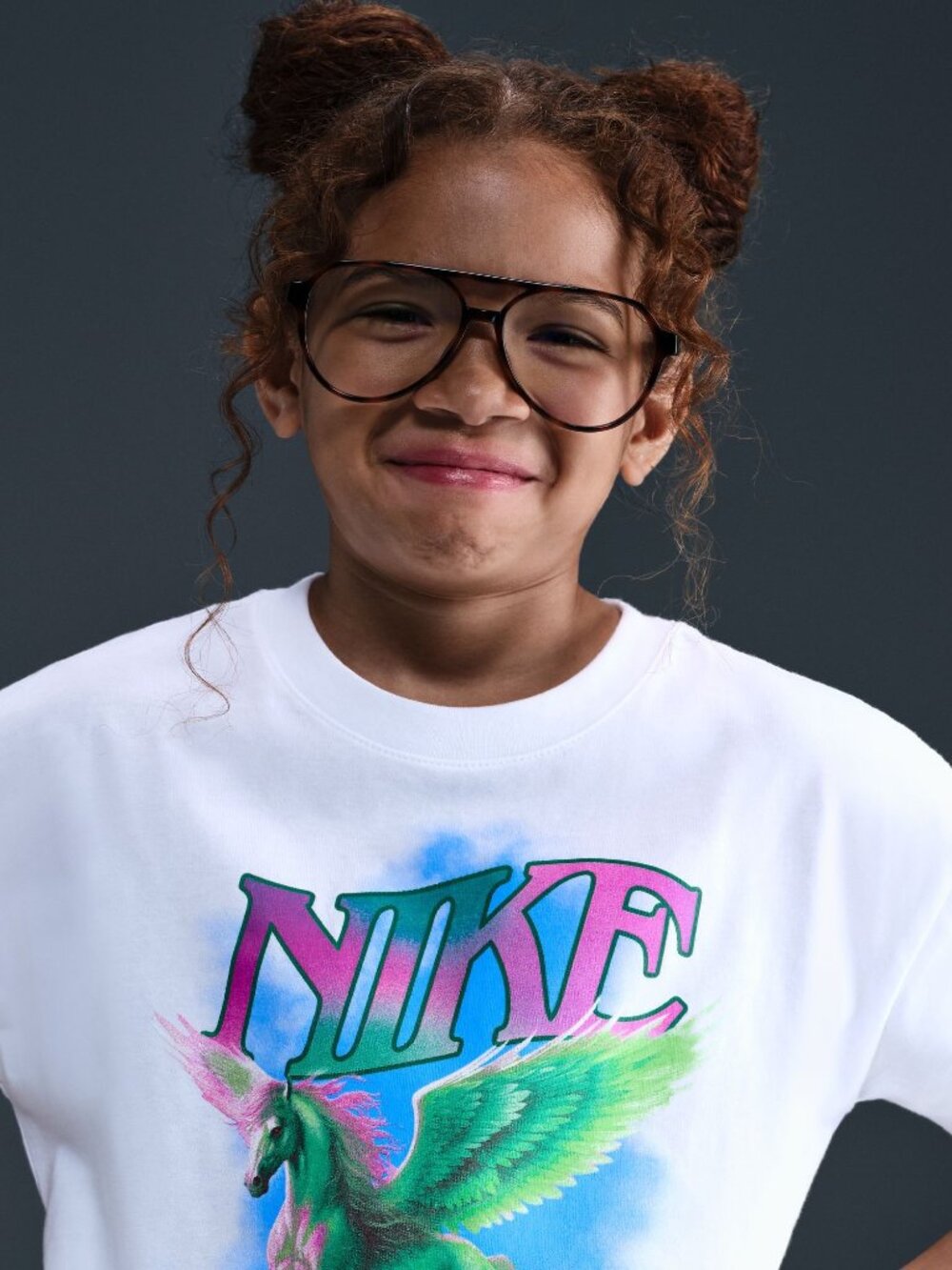Nike Girl's Sportswear Take Flight Photo Graphic T-Shirt - Picture 4 of 7
